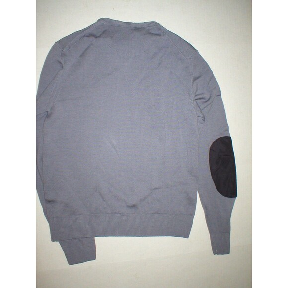 NWT Womens M Designer Sweater Lo not Equal Wool Purple Italy New Elbow Patches - Picture 8 of 11